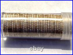 One (1) Full Roll 40 Coins 90% Silver 1964 P & D Washington Quarters XF/AU