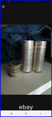 Original Roll 1960-D Washington Silver Quarters 40 Uncirculated Coins