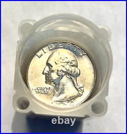 Partial Original Roll 1954-D 90% Silver BU/Unc Washington Quarters 27 Coins