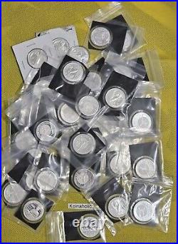 Proof Roll 2023 S SILVER American Women's Quarters 99.9% Gem DCam 40 Choice Coin