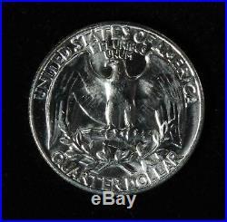 Rare Uncirculated Roll of 1959 P Type B Rev Washington Silver Quarters Proof Rev