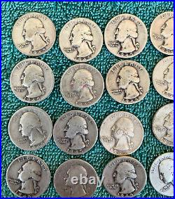 Roll. 1945 Washington Quarter Mints P S. + Bonus