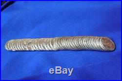 Roll 1961D BU UNC 90% Silver Washington Quarters Beautiful 40 Coins (127)
