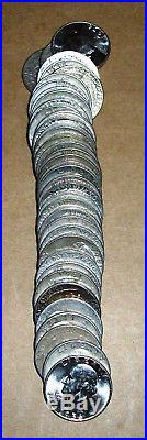 Roll (40 Coins) Washington 90% Silver 25 Cents