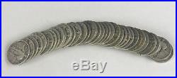 Roll 40 Full Date Standing Liberty Quarters G-F Condition Silver 25 C US Silver