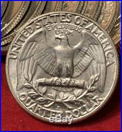 Roll BU 1959-D Washington Silver Quarters