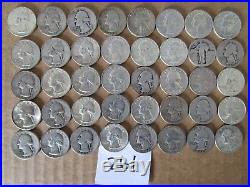 Roll Of 40, $10 Face Value 90% Silver Quarters (item #261)