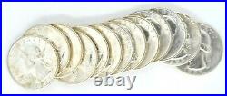 Roll Of 40 1953 D Washington Quarters US 90% Silver 25 Cent Coins $10 Face Value