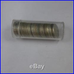 Roll Of 40 Barber Silver Quarters 90% $10. Face Mix AG-G Circulated Stock Photo