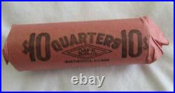 Roll Of Silver Quarters, Circulated, Ungraded