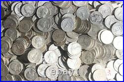 Roll Of Washington Quarters (40) 90% Silver (1932-64) Lot B86