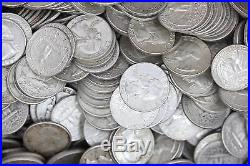 Roll Of Washington Quarters 90% Silver 1932-64 (40 Coins) $10 Face Value