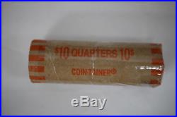 Roll Of Washington Quarters 90% Silver 1932-64 (40 Coins) $10 Face Value 98%+