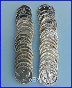 Roll of 1960 Proof Washington Silver Quarters, $10 Face Value, 40 Proof Coins