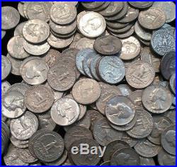Roll of 1964 Washington 90% Silver Quarters P, D 40 Coins