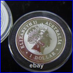 Roll of (20) 1999 Australia $1 1oz. 999 Silver Kookaburra PA State Quarter Privy