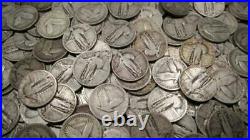 Roll of 40 $10 Face Value 90% Silver Standing Liberty Quarters AG/G Full Dates