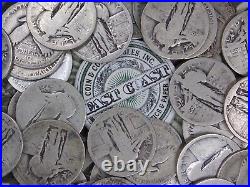 (Roll of 40) $10 Silver STANDING LIBERTY Quarter SLQ 25c NO DATE 90% ECC&C