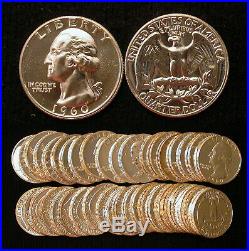 Roll of 40 1960 Proof Washington 90% Silver Quarters
