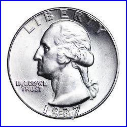 Roll of 40 90% Silver Washington Quarters $10 Face BU