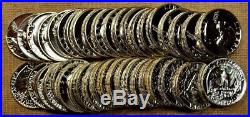 Roll of 40 Choice To GEM Proof 1962 Washington Quarters Some Cameos Included