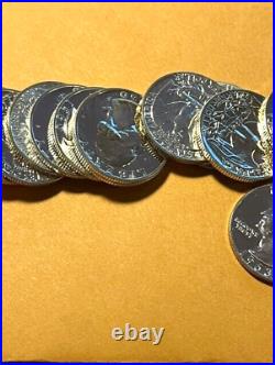 Roll of 40/Mix Dates/90% Silver Washinton Proof Quarters (See Description) #8420