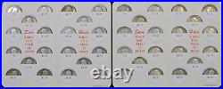 (Roll of 40) Silver Washington Quarters in 2 Old Bank Quarter Saving Holders