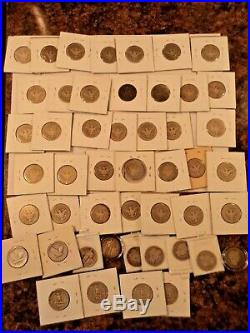 Roll of 90% Silver Barber Quarters Plus 8 Wash & SLQ's Avg Circulated In Holders