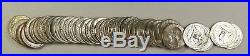 Roll of BU 1955-D Washington Quarters 25c 40 90% Silver Coins Brilliant Uncirc