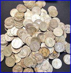 Rolls of 40- Washington Quarters $10FV Nice Uncirculated Coins Some Lightly Cir