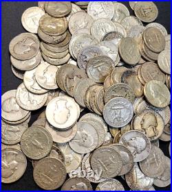 Rolls of 40- Washington Quarters $10FV Nice Uncirculated Coins Some Lightly Cir