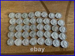 SILVER 1962 -D Roll Of 40