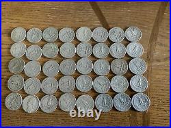 SILVER 1962 -D Roll Of 40