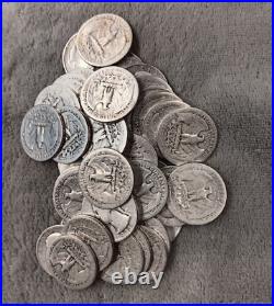 SILVER ROLL OF Mix Mints & Random dates WASHINGTON QUARTERS TP-6280