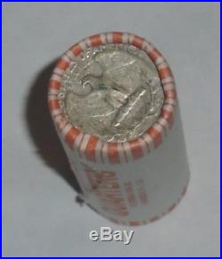 Sealed Roll of 40 Washington Quarters Mixed Dates Circulated 90% Silver