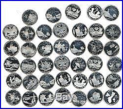 Silver Proof State Quarter Roll 40 Coins