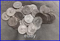 Silver Roll Of 1943 P Washington Quarters Tp-2930