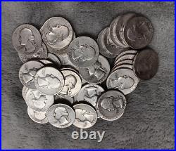Silver Roll Of 1944 P Washington Quarters Tp-2927