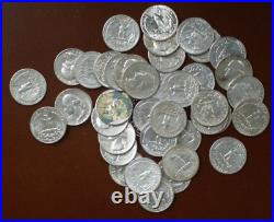 Silver Roll Of 1960 MIX Washington Quarters Tp-2480
