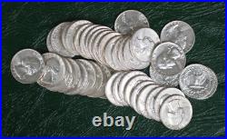 Silver Roll Of 1964-d Washington Quarters Tp-2314