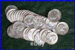 Silver Roll Of 1964-d Washington Quarters Tp-2317