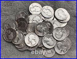 Silver Roll Of 40 -1946-p Washington Quarters Tp-2891