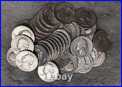 Silver Roll Of 40 -1948-p Washington Quarters Tp-2895
