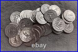Silver Roll Of 40 -1952-p Washington Quarters Tp-2898