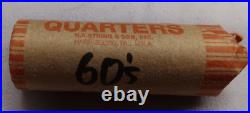 Silver Roll Of 40 Coins 1960's MIX Washington Quarters Tp-2981