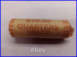 Silver Roll Of 40 Coins Washington Quarters