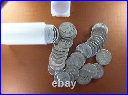 Silver Roll Of 40 Coins Washington Quarters