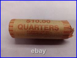 Silver Roll Of 40 Coins Washington Quarters Tp-3001