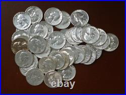 Silver Roll Of MIX Washington Quarters Tp-2407