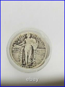 Silver Standing Liberty Quarter Roll 1916-1930 90% Mixed Year & Mint FULL DATES